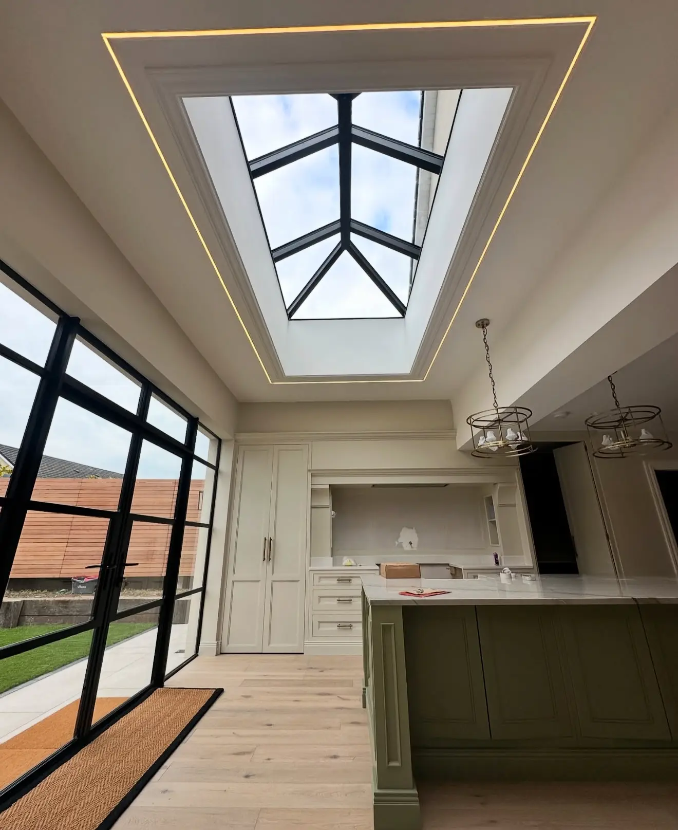 Luxury kitchen extension interior