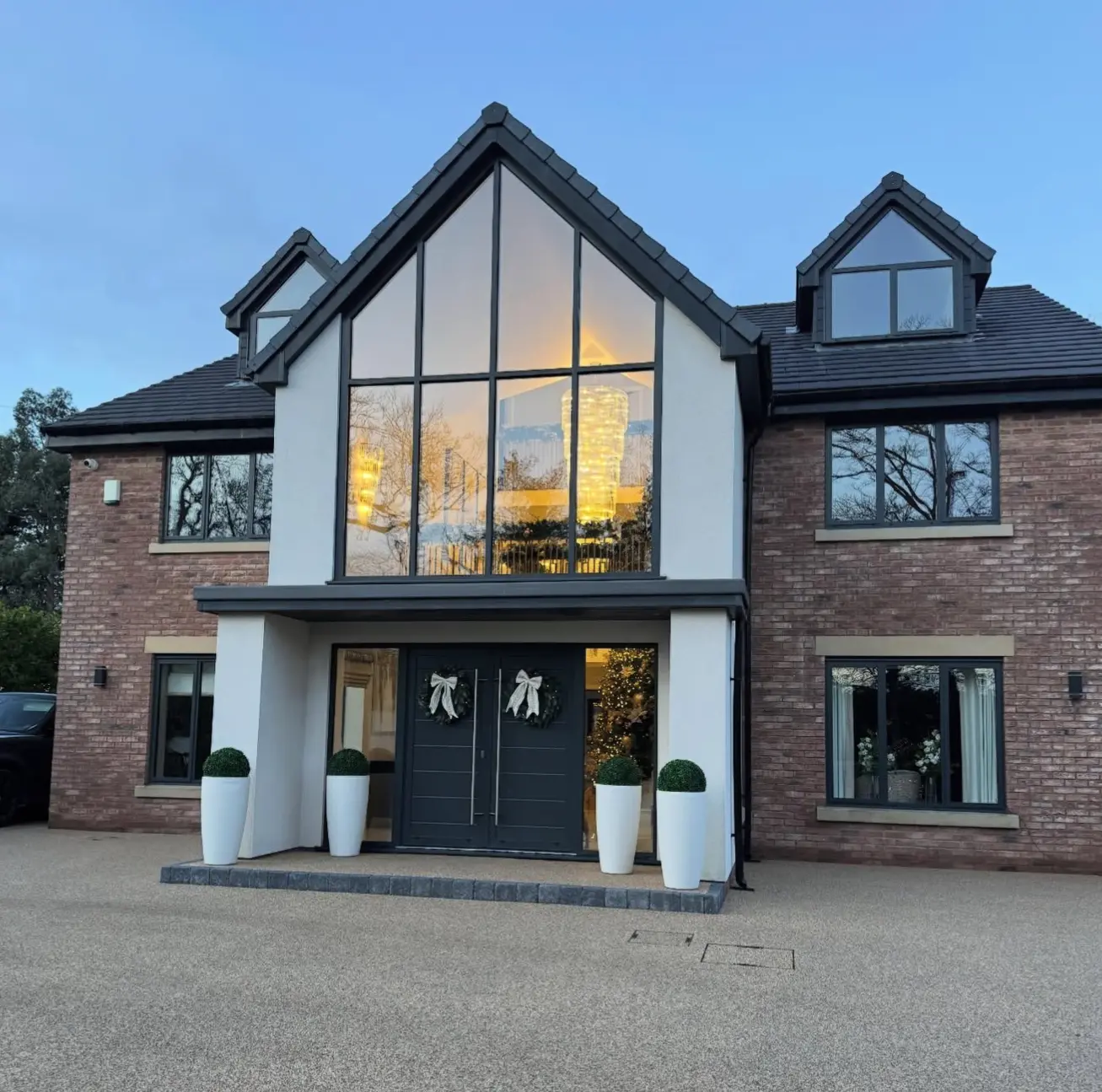 Double storey side extension